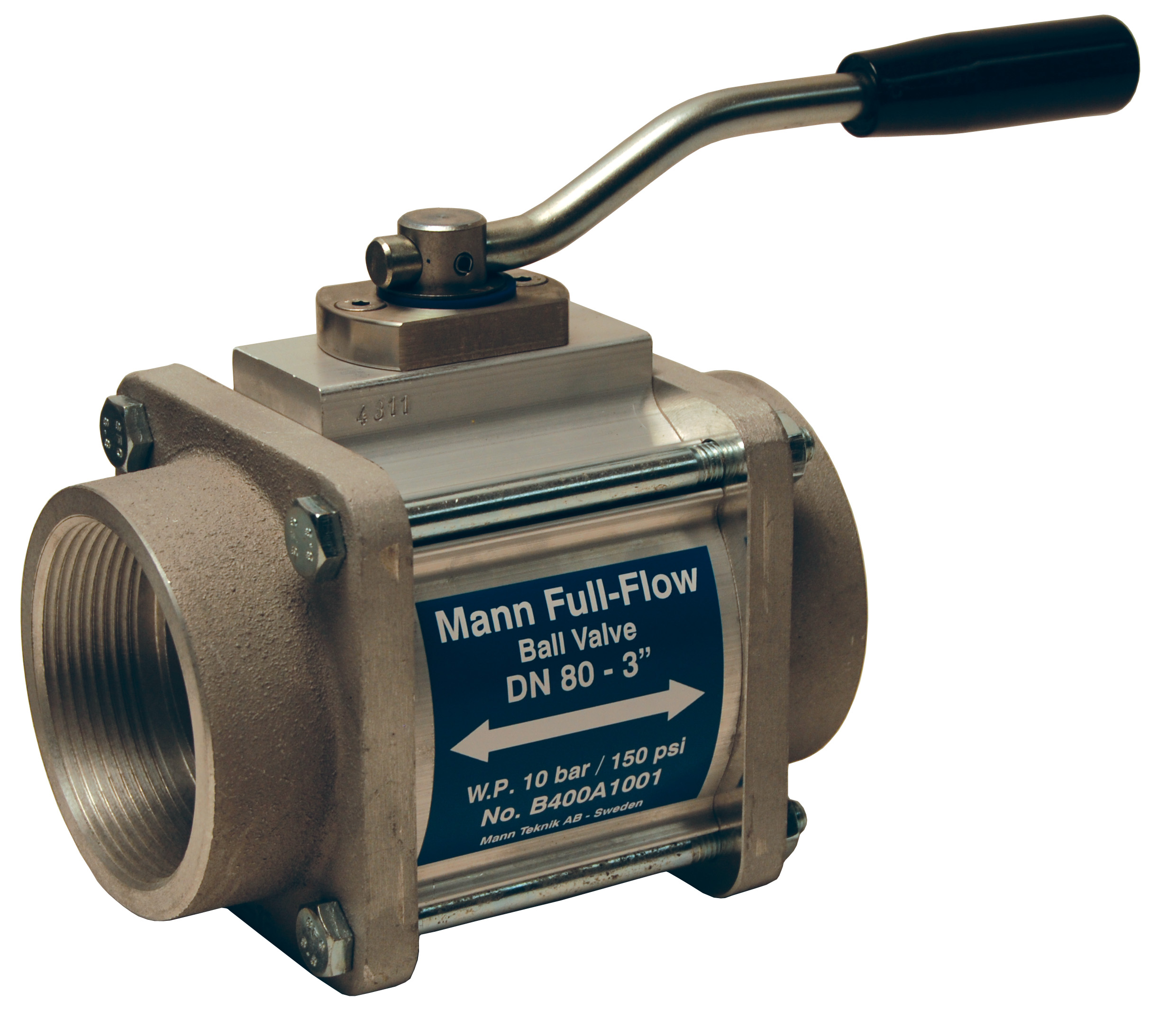 MANN TEK ONE-WAY FULL FLOW BALL VALVE FEMALE NPT